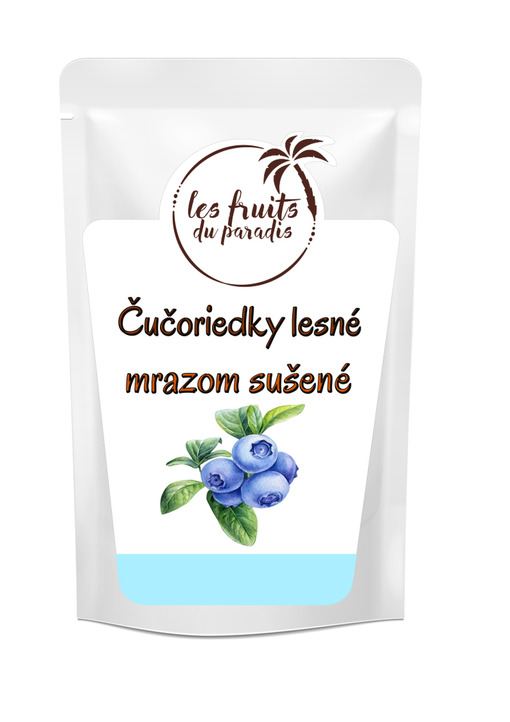 Čučoriedky lyofilizovné celé 40 g LES FRUITS DU PARADIS
