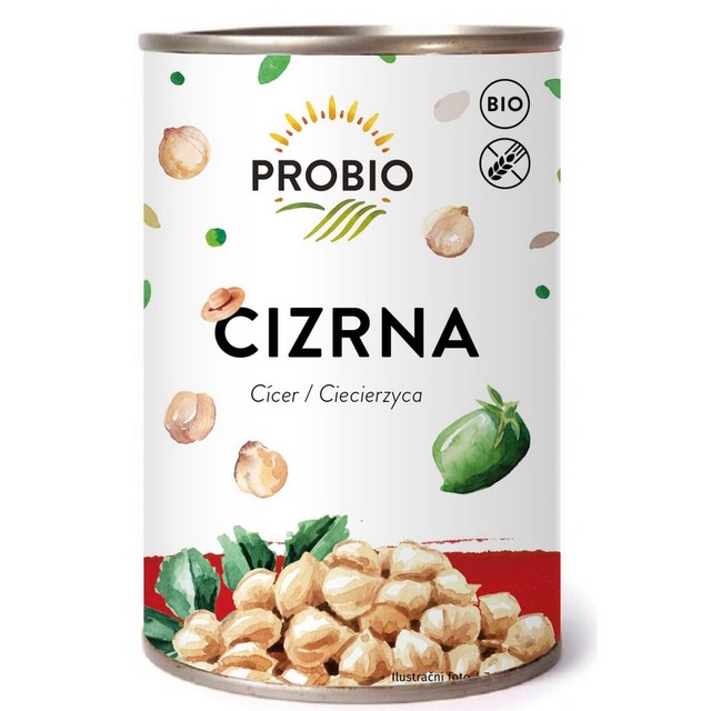 BIO sterilizovaný cícer 400 g PROBIO