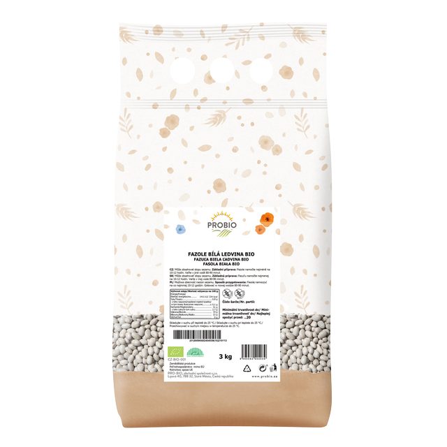 GASTRO - Biela fazuľa BIO 3 kg PROBIO