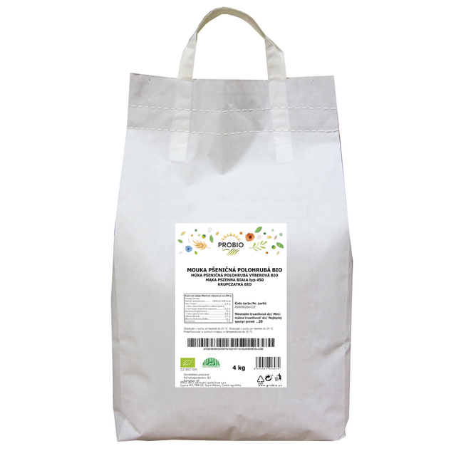 GASTRO - Polohrubá pšeničná múka BIO 4 kg PROBIO