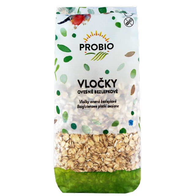 Bezlepkové ovsené vločky BIO 500 g PRO-BIO