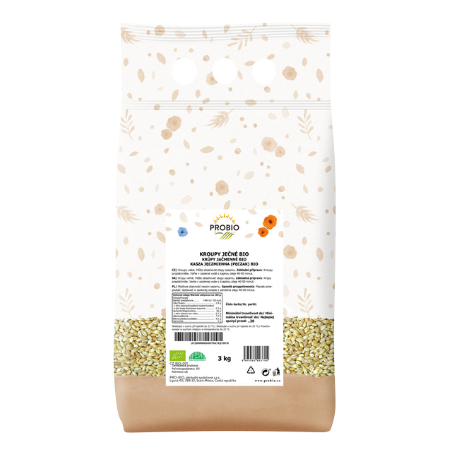 GASTRO - Jačmenné krúpy 3 kg BIO PROBIO