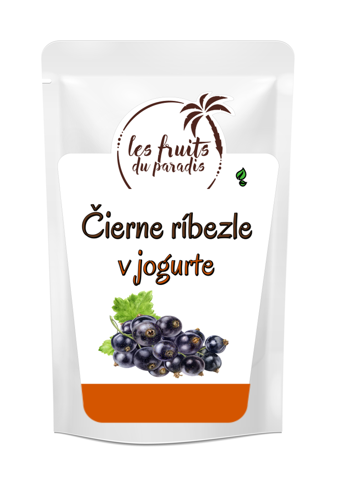 Čierne ríbezle v jogurte 500 g LES FRUITS DU PARADIS