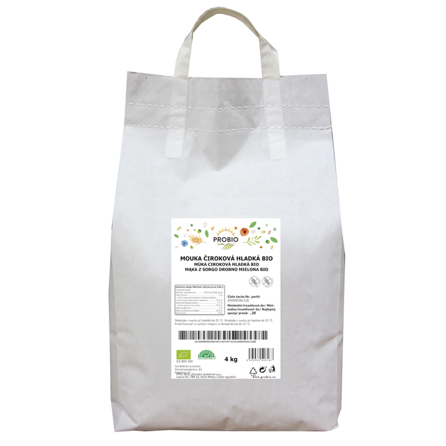 GASTRO - Hladká ciroková múka BEZ LEPKU BIO 4 kg PROBIO