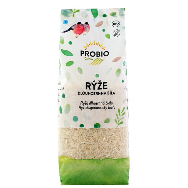 Biela ryža s dlhozrná BIO 500 g PROBIO