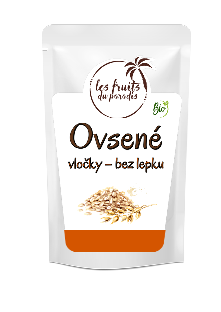 Jemné bezlepkové ovsené vločky BIO 1 kg LES FRUITS DU PARADIS