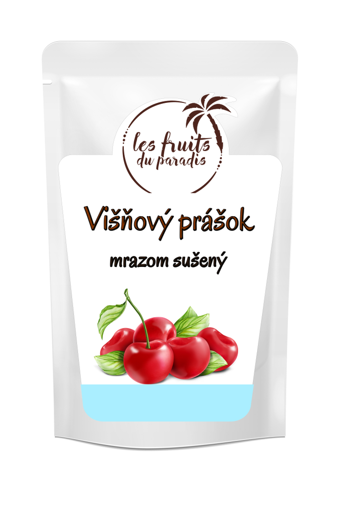 Višňový prášok sušený mrazom 1 kg LES FRUITS DU PARADIS