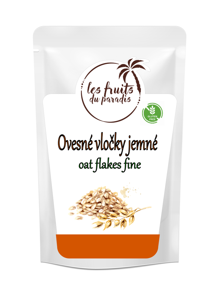 Ovsené vločky jemné bezlepkové 500 g LES FRUITS DU PARADIS