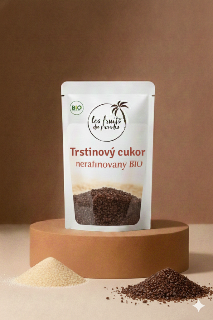 Trstinový cukor nerafinovaný BIO 1 kg LES FRUITS DU PARADIS