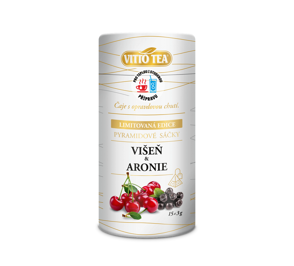TUBUS Hot & Cold Višňa a Aronia 45 g VITTO TEA