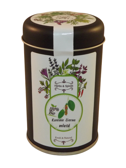 Čierne mleté korenie BIO 70 g LES FRUITS DU PARADIS
