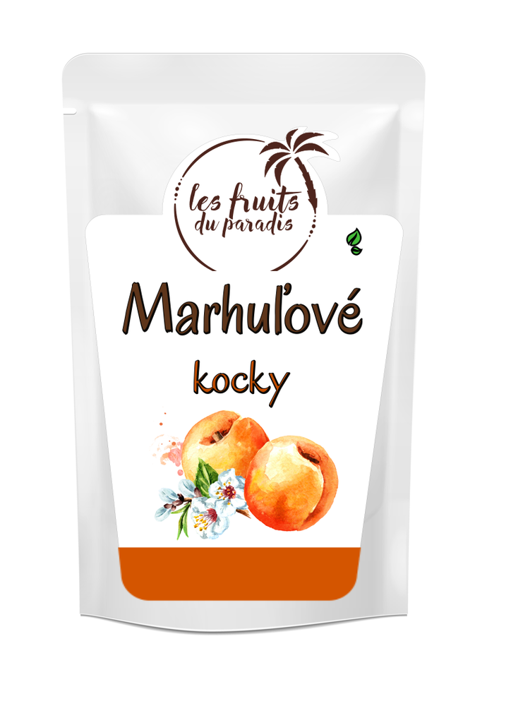 Marhuľové kocky 500 g LES FRUITS DU PARADIS