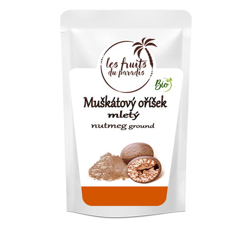 [648-1] Muškátový oriešok mletý BIO 500 g LES FRUITS DU PARADIS