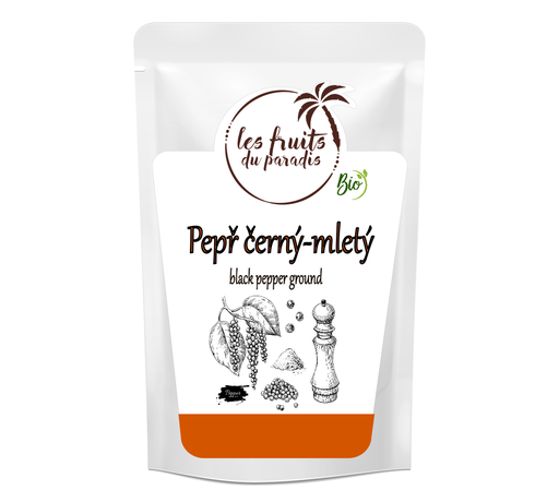 [652-1] Čierne mleté korenie Bio 500 g LES FRUITS DU PARADIS