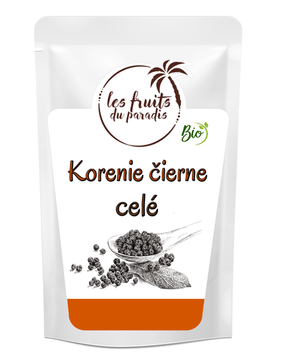 [655-1] Čierne korenie celé Bio 250 g LES FRUITS DU PARADIS