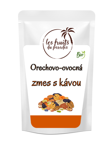 [703-1] Orechovo-ovocná zmes s dražovanou kávou Bio 1 kg LES FRUITS DU PARADIS