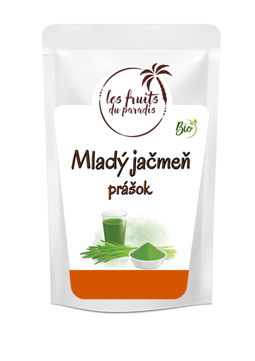 [407-1] Mladý jačmeň v prášku BIO 500 g LES FRUITS DU PARADIS