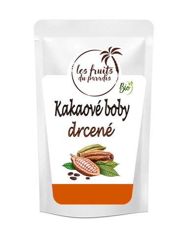 [077-1] Kakaové bôby drvené RAW BIO 500 g LES FRUITS DU PARADIS