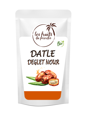 [018-1] Ďatle Deglet Nour BIO bez kôstky 200 g LES FRUITS DU PARADIS