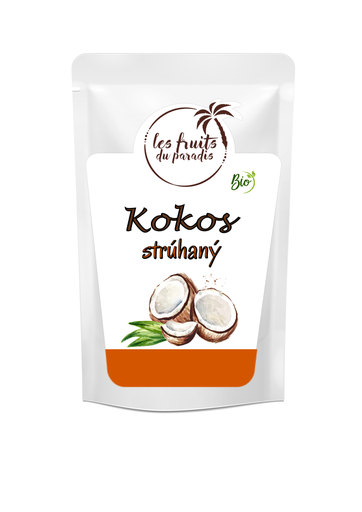 [051-1] Kokos strúhaný jemný BIO 500 g LES FRUITS DU PARADIS