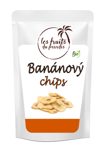 [177-1] Banánové chipsynesladené BIO 500 g LES FRUITS DU PARADIS