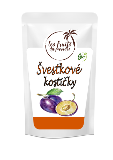 [099-1] Slivkové kocky BIO 500 g LES FRUITS DU PARADIS