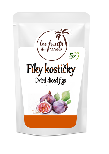 [216-1] Figové kocky Bio 500 g LES FRUITS DU PARADIS
