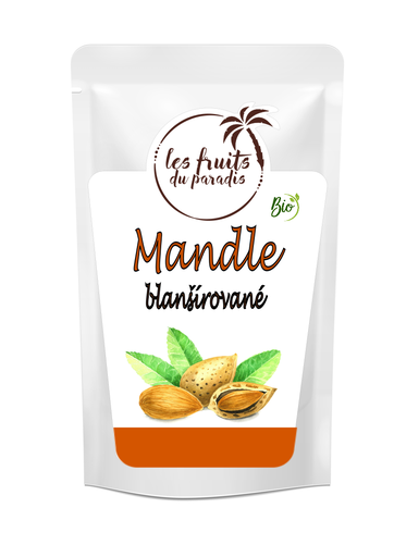 [303-1] Mandle blanšírované BIO 150 g LES FRUITS DU PARADIS