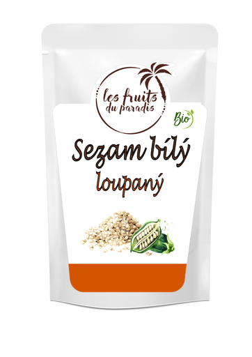 [112-1] Sezam biely lúpaný BIO 200 g LES FRUITS DU PARADIS