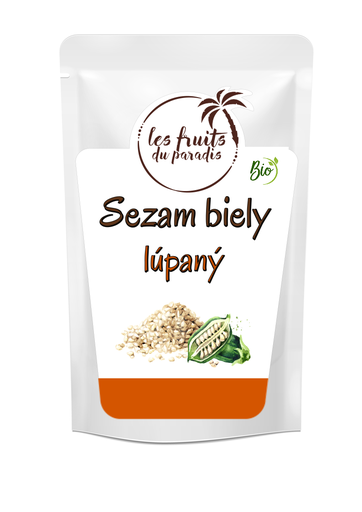 [113-1] Sezam biely lúpaný BIO 500 g LES FRUITS DU PARADIS
