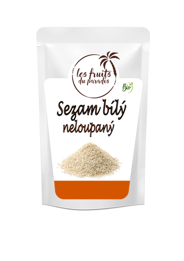 [412-1] Sezam biely nelúpaný BIO 200 g LES FRUITS DU PARADIS