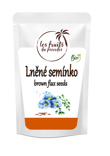 [590-1] Ľanové semienko hnedé BIO 1 kg LES FRUITS DU PARADIS