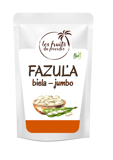 [127-1] Biela fazuľa jumbo BIO 500 g LES FRUITS DU PARADIS