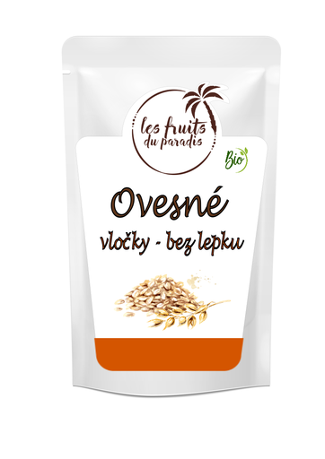 [396-1] Bezlepkové ovsené vločky celé BIO 500 g LES FRUITS DU PARADIS