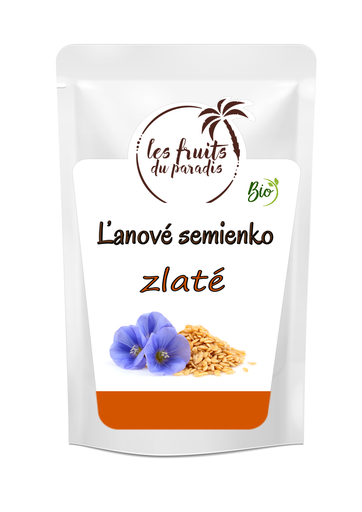 [831-1] Ľanové semienko zlaté BIO 500 g LES FRUITS DU PARADIS