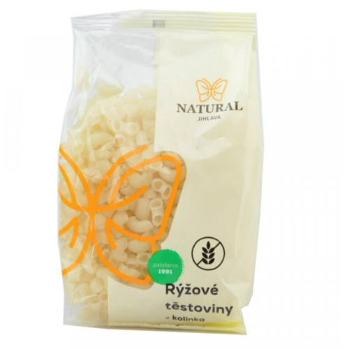 [7309K53] Natural Jihlava Cestoviny ryžové bez lepku - kolienka 300g  Natural 300 g NATURAL JIHLAVA