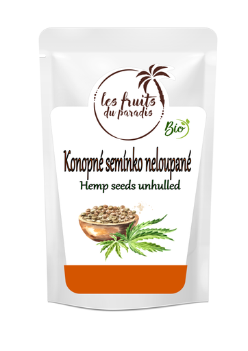 [141-1] Konopné semienko nelúpané BIO 500 g LES FRUITS DU PARADIS