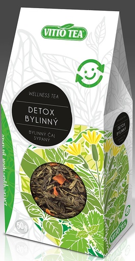 [19012] Wellness Detox bylinný sypaný čaj 50g Vitto Tea 50 g VITTO TEA