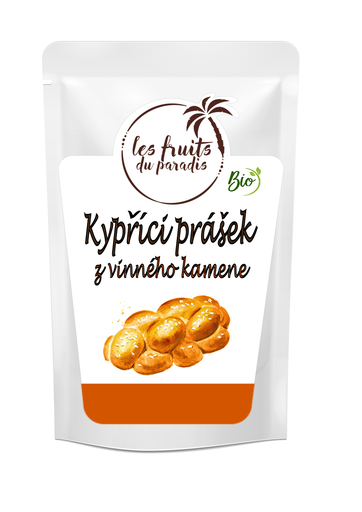 [599-1] Kypriaci prášok z vínneho kameňa BIO 1 kg LES FRUITS DU PARADIS