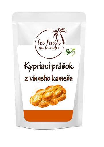 [454-1] Kypriaci prášok z vínneho kameňa BIO 500 g LES FRUITS DU PARADIS