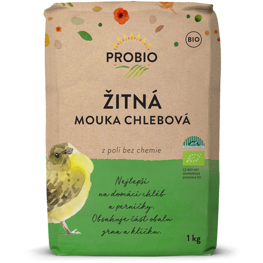[P003] Ražná chlebová múka BIO 1 kg PROBIO