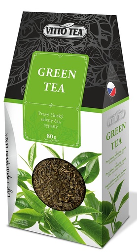 [V16001] Zelený sypaný čaj TEA 80 g , Vitto Tea VITTO TEA