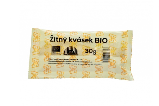 [00960] Ražný kvások BIO 30 g NATURAL JIHLAVA