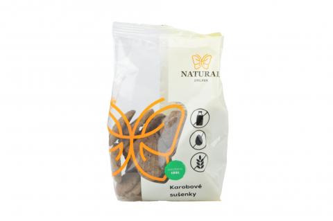 [6135] Karobové bezlepkové sušienky 150 g NATURAL JIHLAVA
