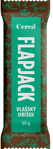[C008] Flapjack vlašský orech bez lepku 60 g CEREA