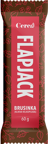 [C012] Flapjack brusnica bez lepku 60 g CEREA