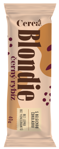 [C017] Blondie tyčinka čierne ríbezle gluten free Cerea 40 g CEREA