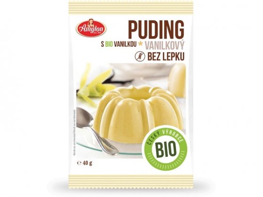 [A11932] Puding vanilkový bezlepkový BIO 40 g AMYLON