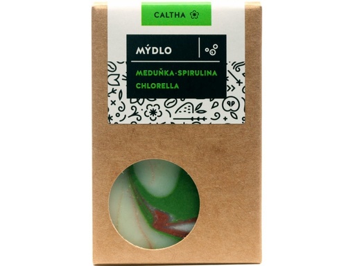 [CAL98268] Mydlo Medovka lekárska, spirulina a chlorella 100 g CALTHA CALTHA