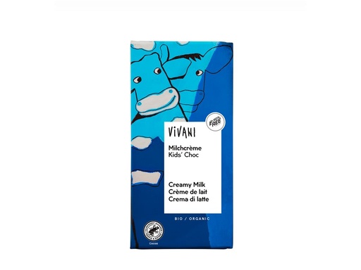 [B9834000] Bio detská mliečna čokoláda s náplňou BIO 100 g VIVANI VIVANI
